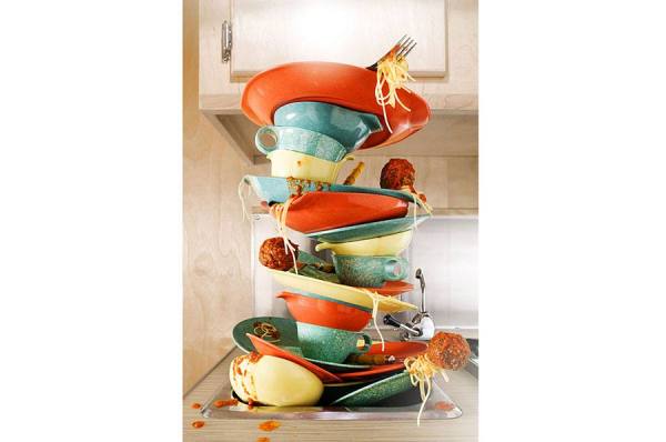 Photograph Paul Nelson Dirty Dishes on One Eyeland